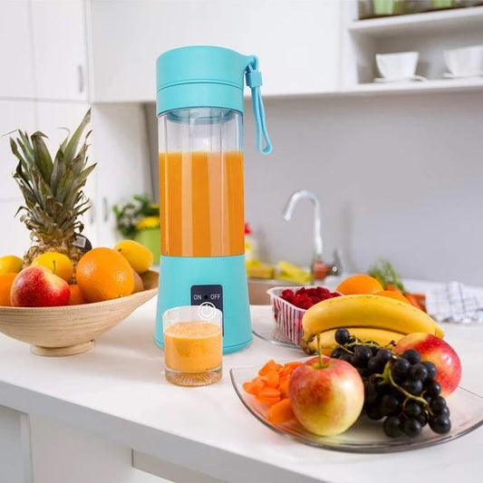 0133 Portable USB Electric Juicer - 6 Blades (Protein Shaker) 