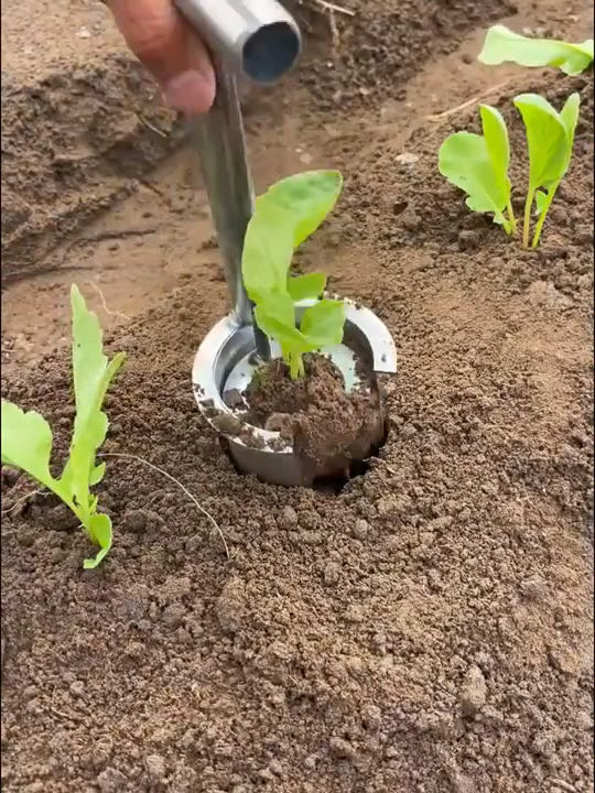 Ergonomic Bulb Planter Tool demonstration